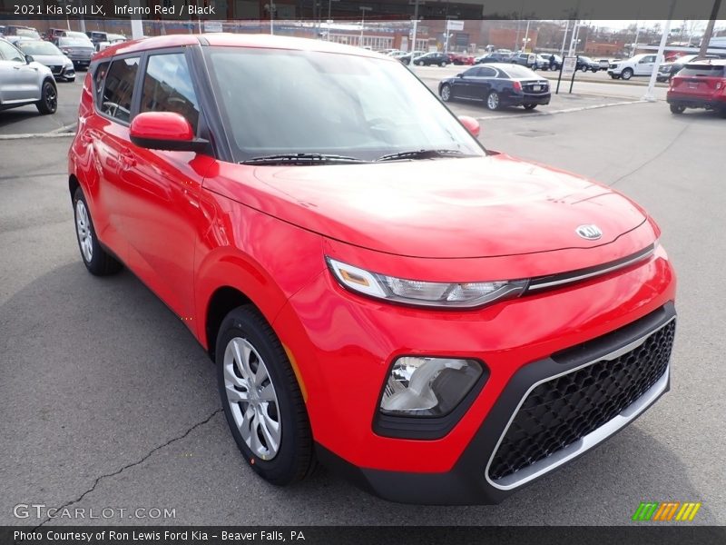 Inferno Red / Black 2021 Kia Soul LX