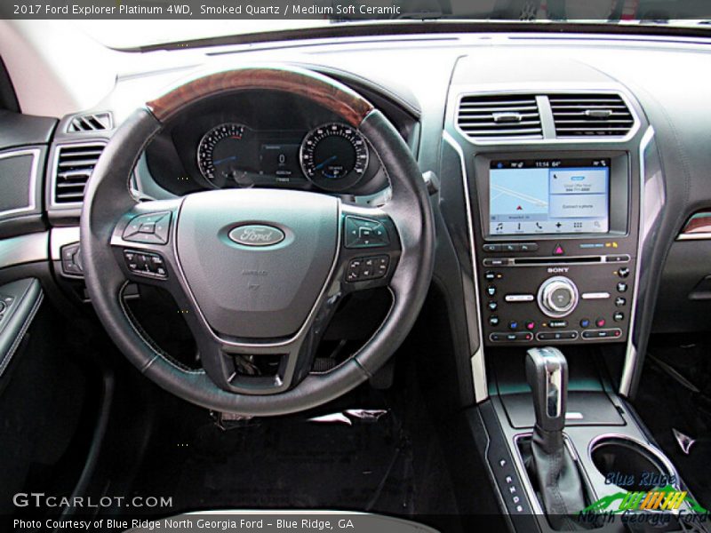 Smoked Quartz / Medium Soft Ceramic 2017 Ford Explorer Platinum 4WD