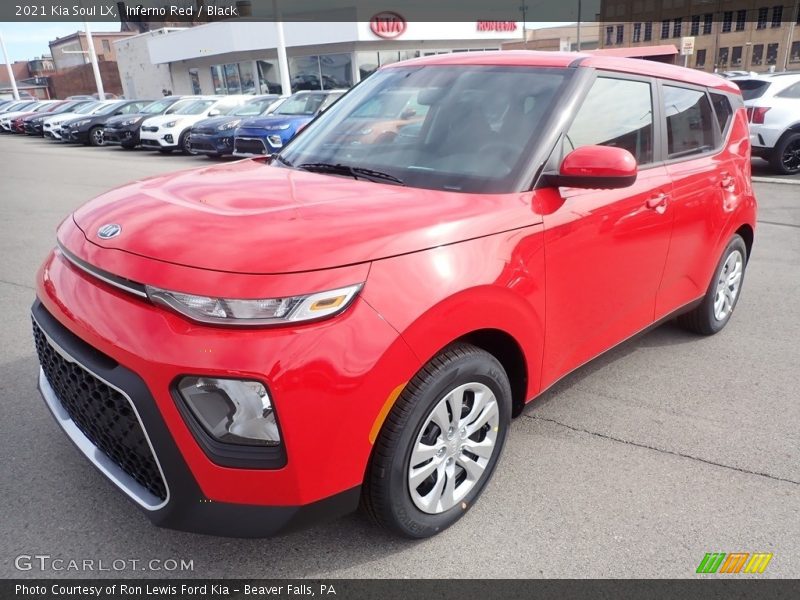 Inferno Red / Black 2021 Kia Soul LX