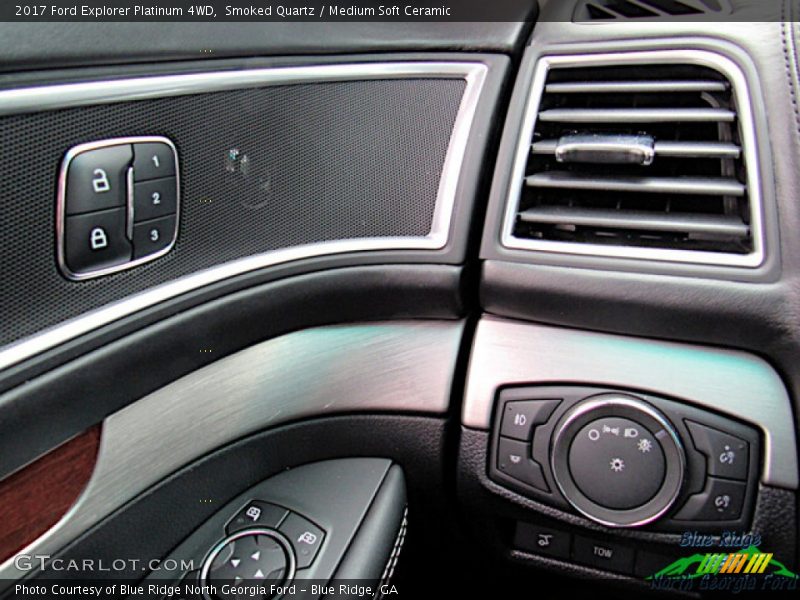 Smoked Quartz / Medium Soft Ceramic 2017 Ford Explorer Platinum 4WD