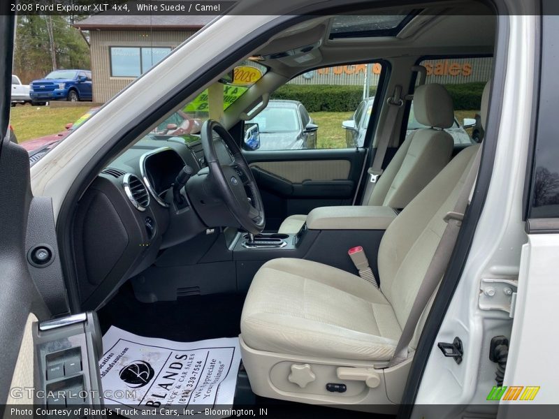 White Suede / Camel 2008 Ford Explorer XLT 4x4