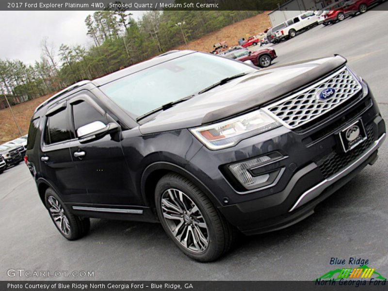 Smoked Quartz / Medium Soft Ceramic 2017 Ford Explorer Platinum 4WD