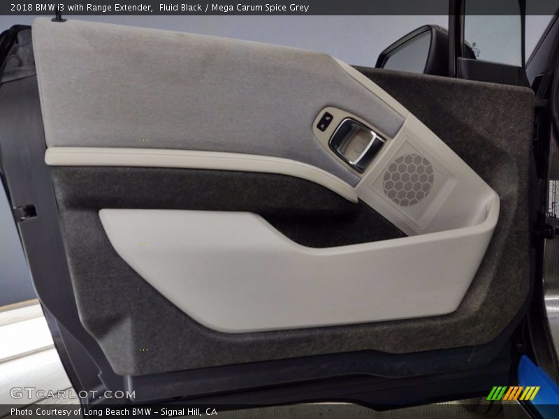 Fluid Black / Mega Carum Spice Grey 2018 BMW i3 with Range Extender