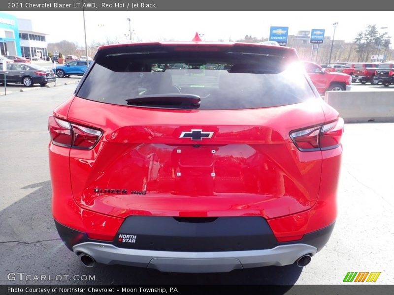 Red Hot / Jet Black 2021 Chevrolet Blazer LT AWD