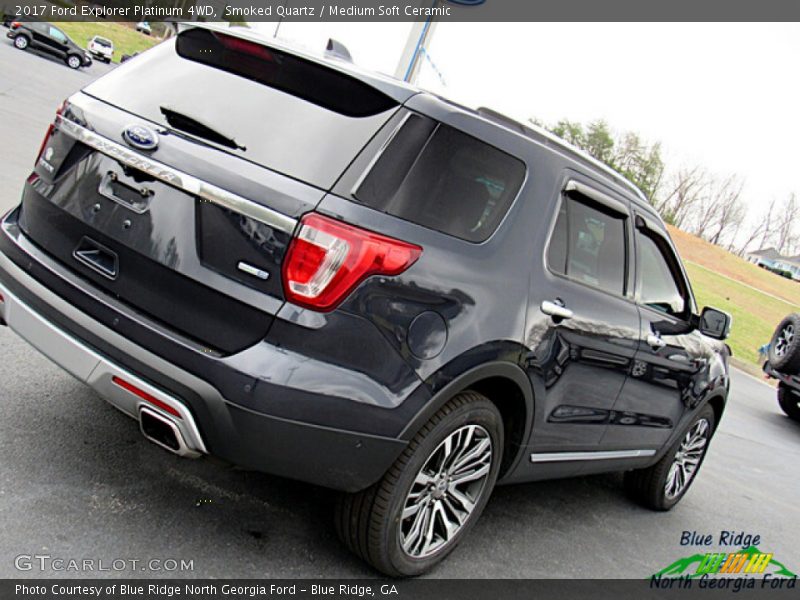 Smoked Quartz / Medium Soft Ceramic 2017 Ford Explorer Platinum 4WD