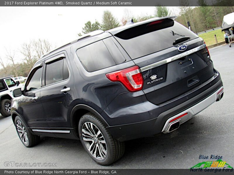 Smoked Quartz / Medium Soft Ceramic 2017 Ford Explorer Platinum 4WD
