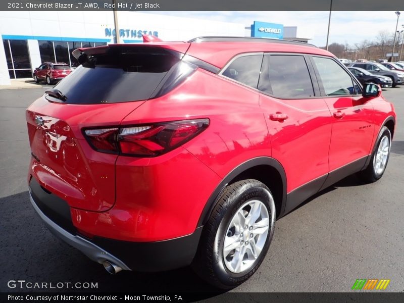 Red Hot / Jet Black 2021 Chevrolet Blazer LT AWD