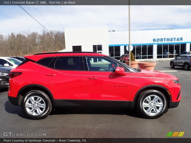 Red Hot / Jet Black 2021 Chevrolet Blazer LT AWD