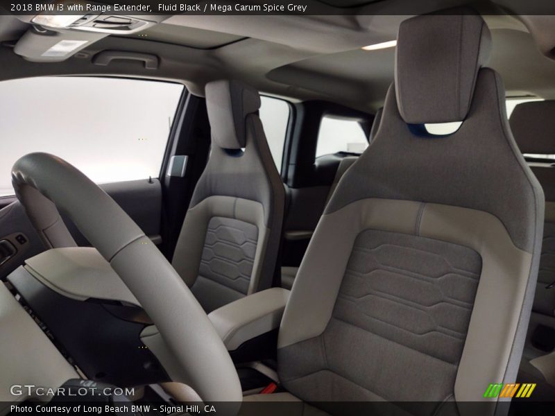 Fluid Black / Mega Carum Spice Grey 2018 BMW i3 with Range Extender