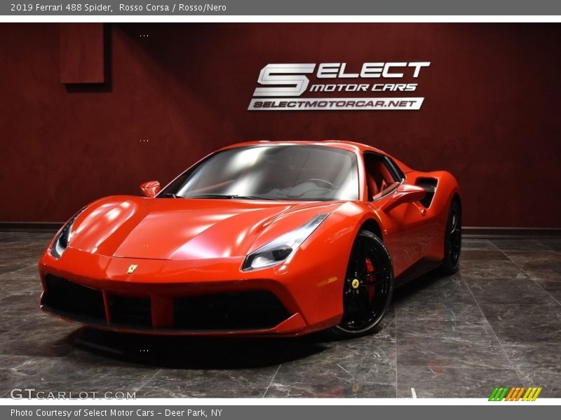 Rosso Corsa / Rosso/Nero 2019 Ferrari 488 Spider