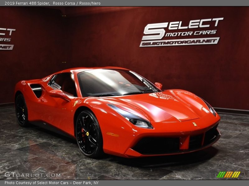 Rosso Corsa / Rosso/Nero 2019 Ferrari 488 Spider