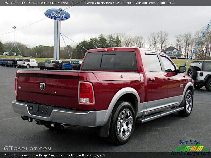  2015 1500 Laramie Long Horn Crew Cab 4x4 Deep Cherry Red Crystal Pearl