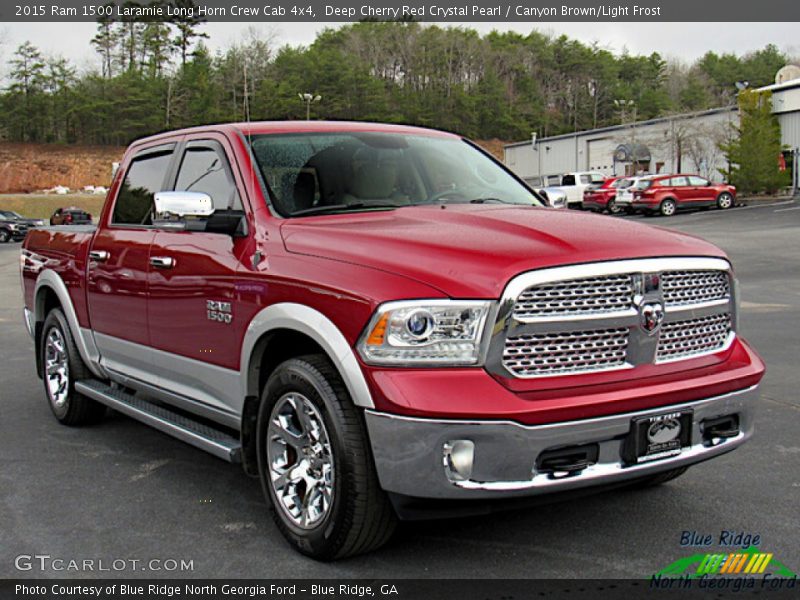  2015 1500 Laramie Long Horn Crew Cab 4x4 Deep Cherry Red Crystal Pearl