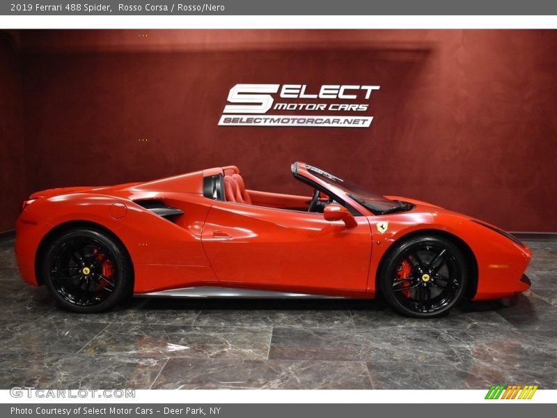 Rosso Corsa / Rosso/Nero 2019 Ferrari 488 Spider