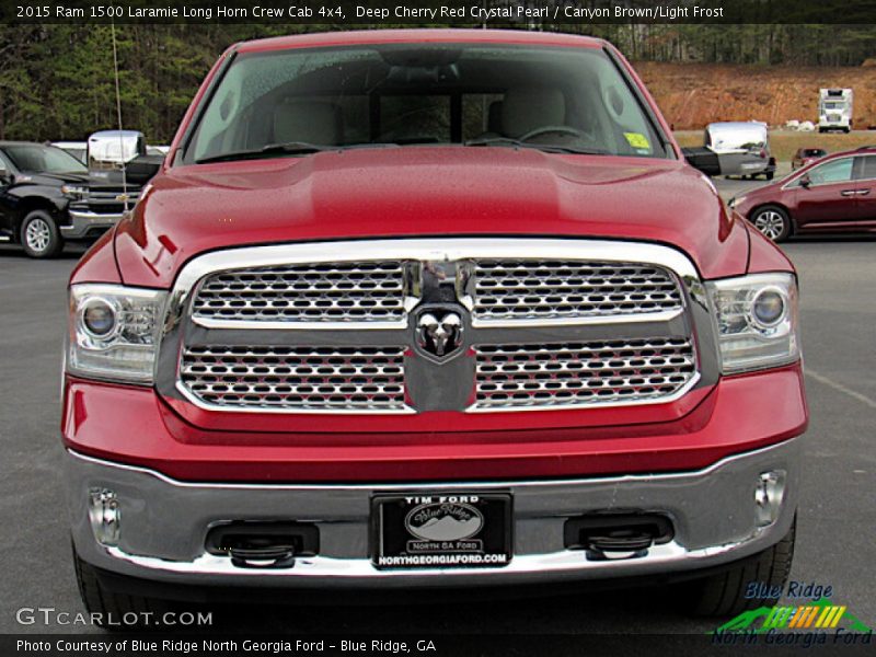  2015 1500 Laramie Long Horn Crew Cab 4x4 Deep Cherry Red Crystal Pearl