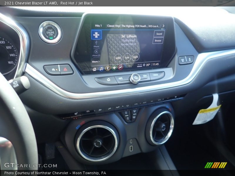 Red Hot / Jet Black 2021 Chevrolet Blazer LT AWD