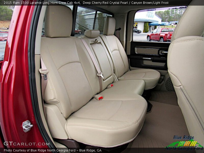 Rear Seat of 2015 1500 Laramie Long Horn Crew Cab 4x4
