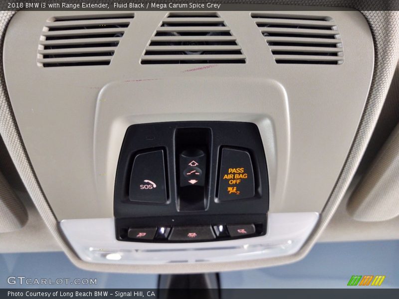 Fluid Black / Mega Carum Spice Grey 2018 BMW i3 with Range Extender