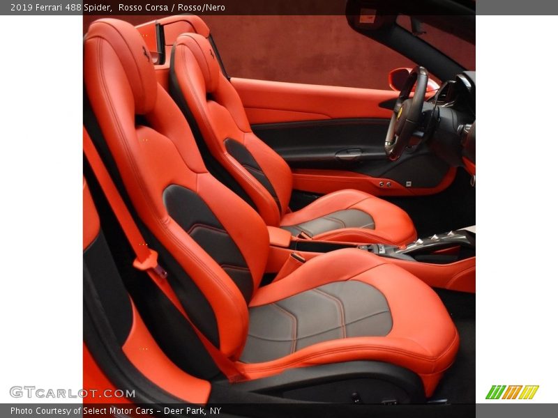 Front Seat of 2019 488 Spider