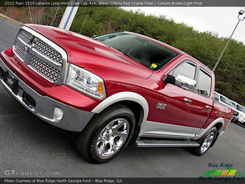  2015 1500 Laramie Long Horn Crew Cab 4x4 Deep Cherry Red Crystal Pearl