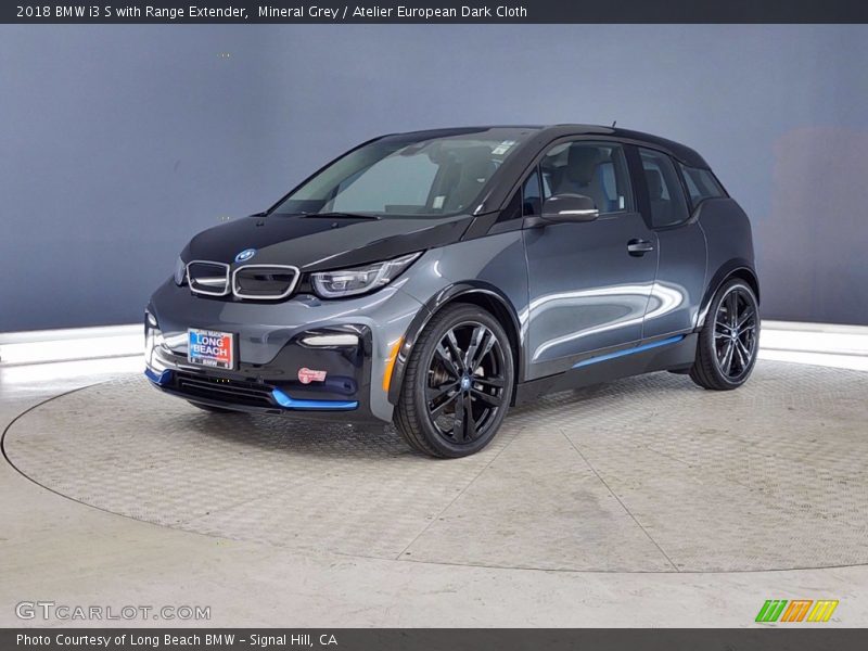 Mineral Grey / Atelier European Dark Cloth 2018 BMW i3 S with Range Extender