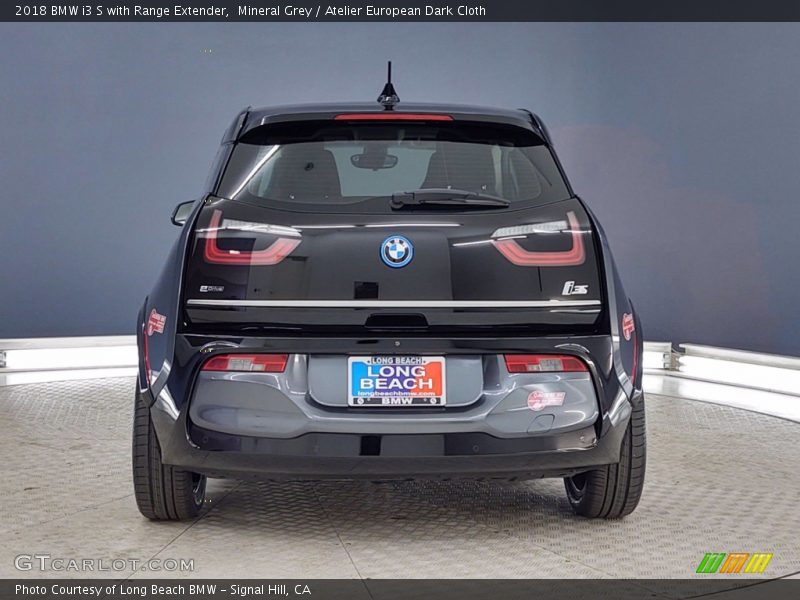 Mineral Grey / Atelier European Dark Cloth 2018 BMW i3 S with Range Extender