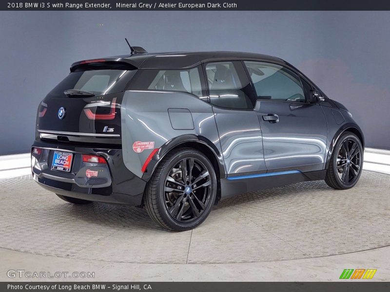 Mineral Grey / Atelier European Dark Cloth 2018 BMW i3 S with Range Extender