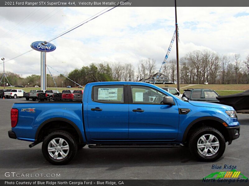 Velocity Blue Metallic / Ebony 2021 Ford Ranger STX SuperCrew 4x4