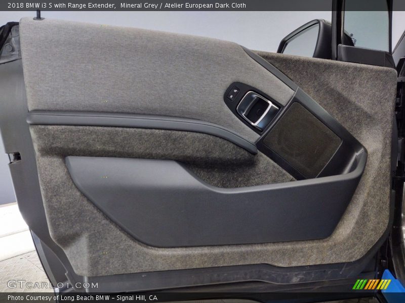 Mineral Grey / Atelier European Dark Cloth 2018 BMW i3 S with Range Extender
