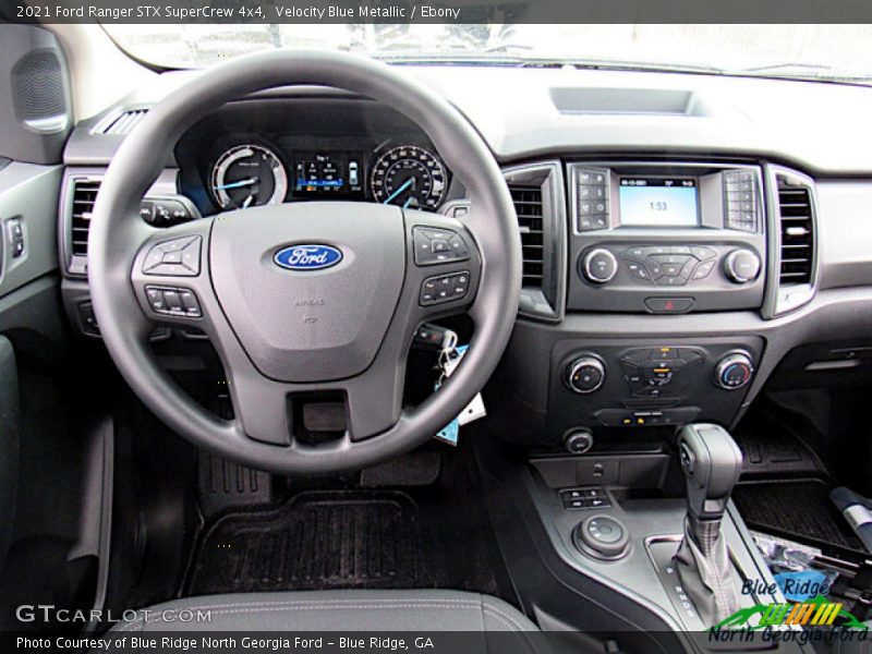 Velocity Blue Metallic / Ebony 2021 Ford Ranger STX SuperCrew 4x4