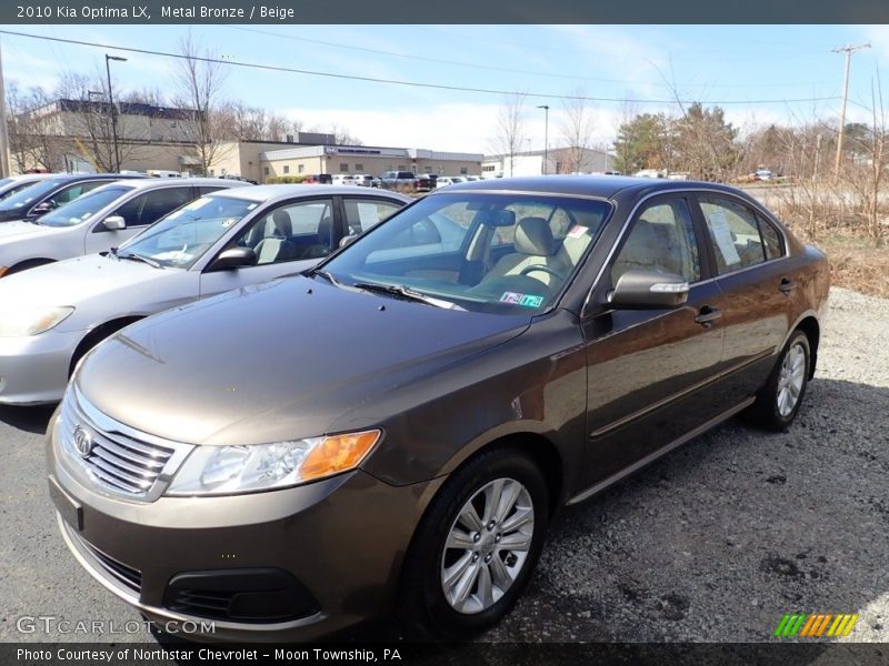 Metal Bronze / Beige 2010 Kia Optima LX