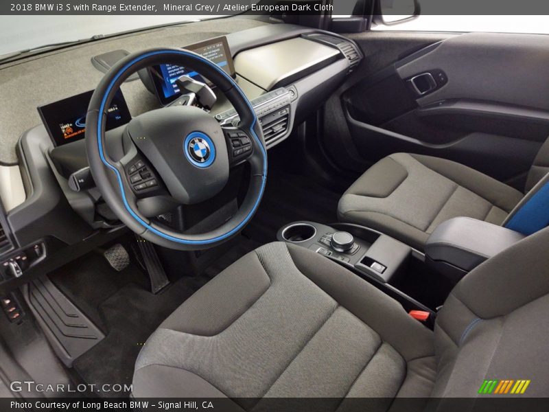 Mineral Grey / Atelier European Dark Cloth 2018 BMW i3 S with Range Extender