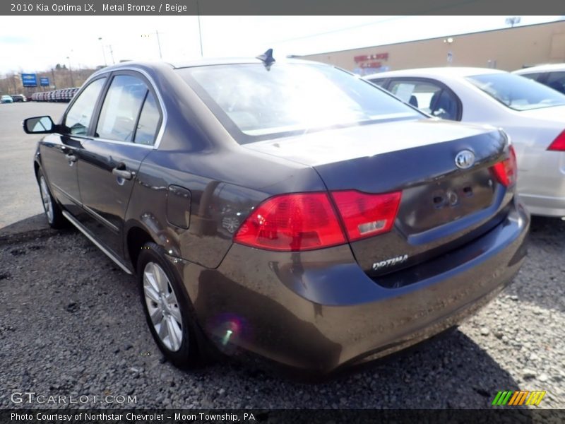 Metal Bronze / Beige 2010 Kia Optima LX