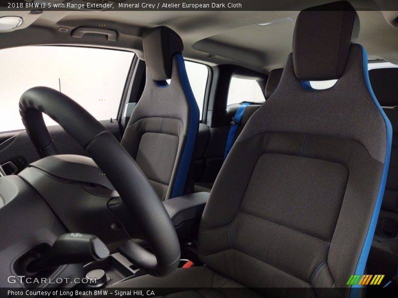Mineral Grey / Atelier European Dark Cloth 2018 BMW i3 S with Range Extender