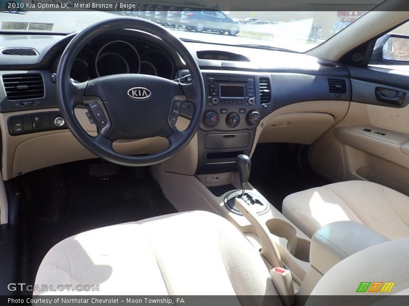 Metal Bronze / Beige 2010 Kia Optima LX