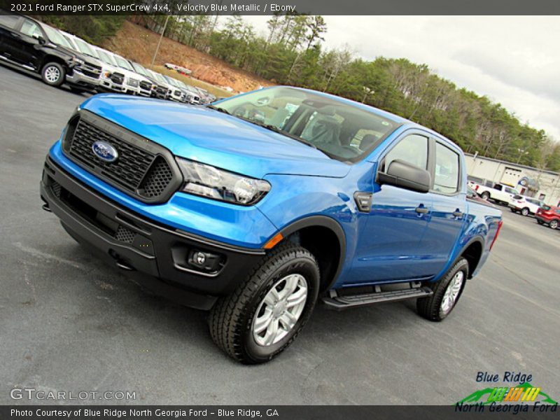 Velocity Blue Metallic / Ebony 2021 Ford Ranger STX SuperCrew 4x4