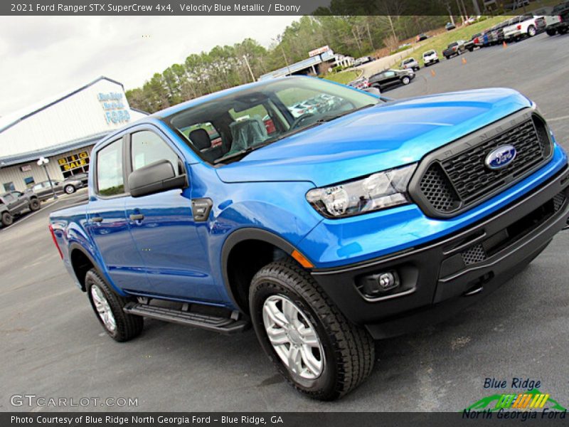 Velocity Blue Metallic / Ebony 2021 Ford Ranger STX SuperCrew 4x4