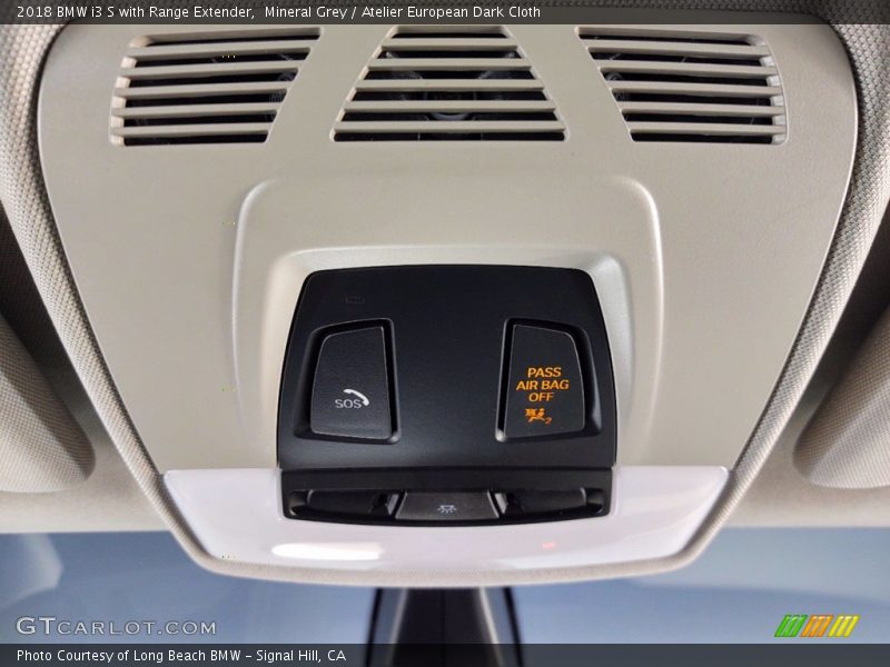 Mineral Grey / Atelier European Dark Cloth 2018 BMW i3 S with Range Extender