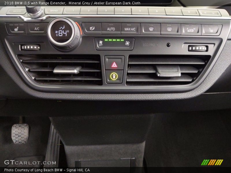 Mineral Grey / Atelier European Dark Cloth 2018 BMW i3 S with Range Extender