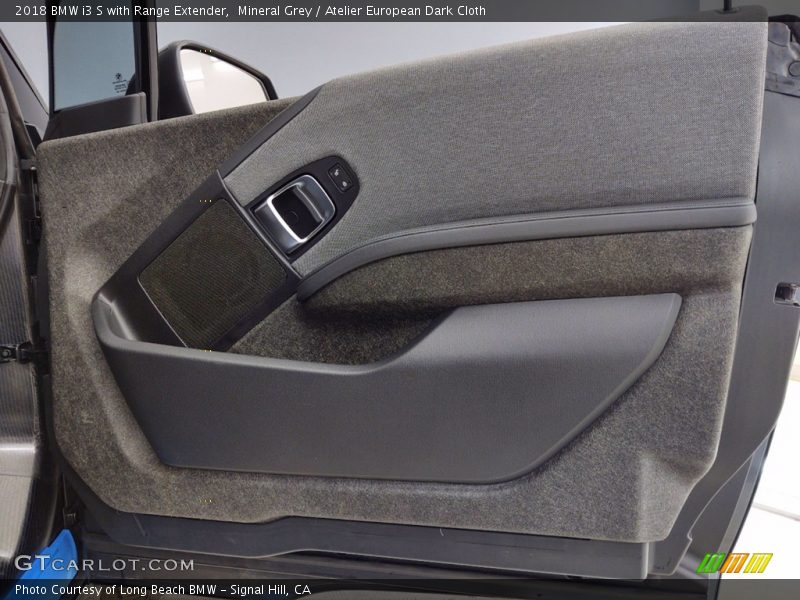 Mineral Grey / Atelier European Dark Cloth 2018 BMW i3 S with Range Extender