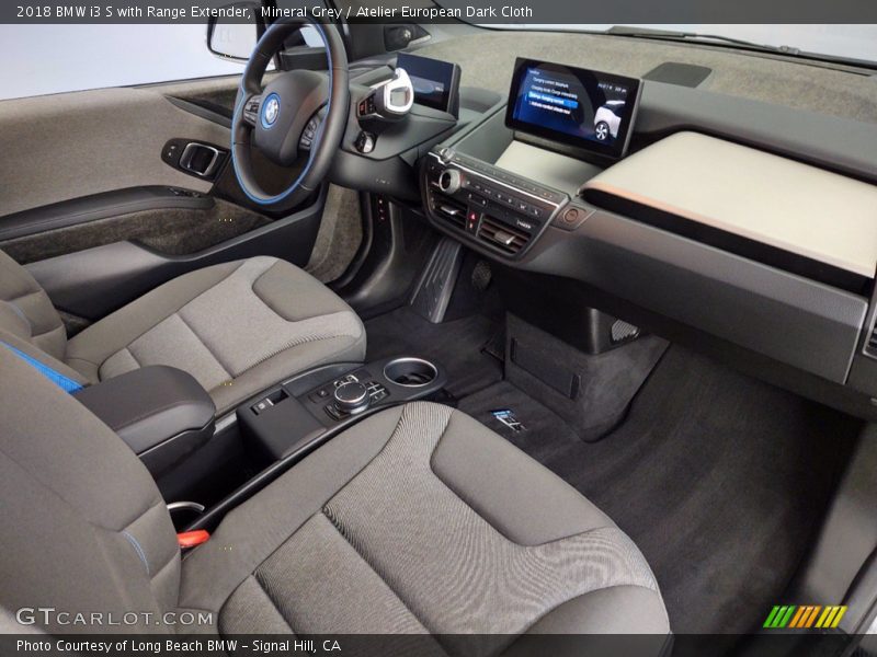Mineral Grey / Atelier European Dark Cloth 2018 BMW i3 S with Range Extender
