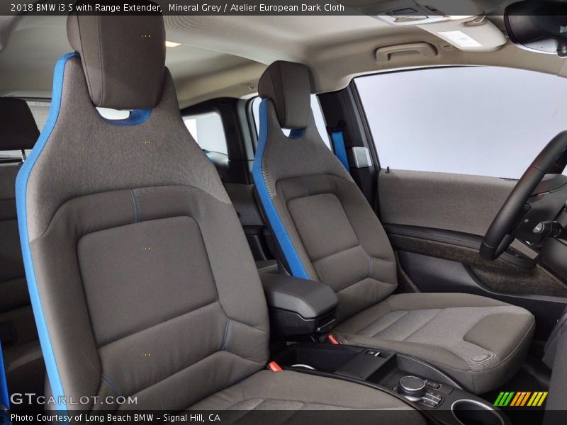 Mineral Grey / Atelier European Dark Cloth 2018 BMW i3 S with Range Extender