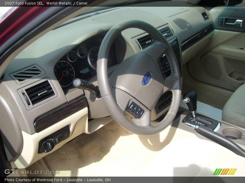 Merlot Metallic / Camel 2007 Ford Fusion SEL