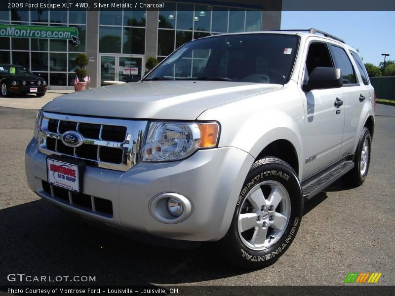 Silver Metallic / Charcoal 2008 Ford Escape XLT 4WD