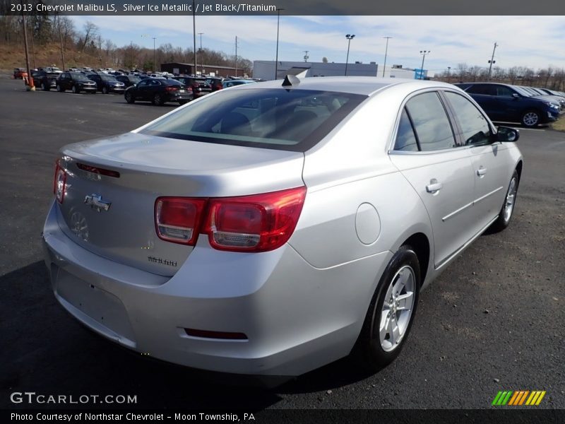 Silver Ice Metallic / Jet Black/Titanium 2013 Chevrolet Malibu LS
