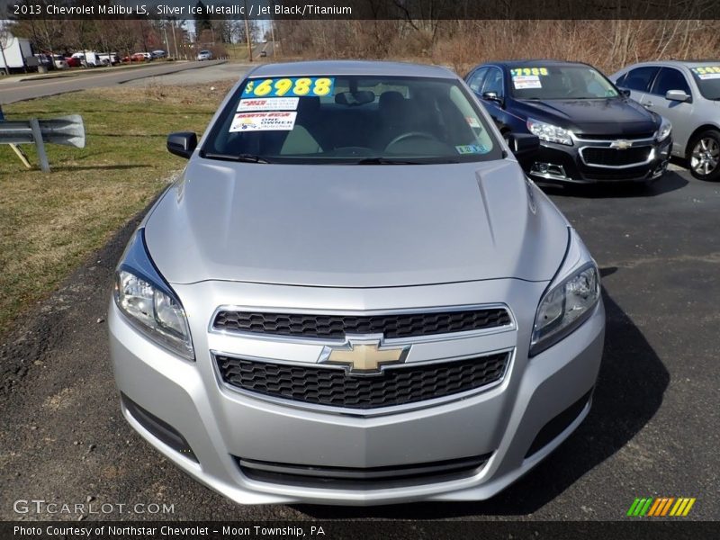 Silver Ice Metallic / Jet Black/Titanium 2013 Chevrolet Malibu LS