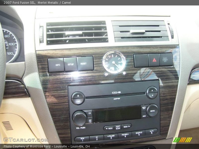 Merlot Metallic / Camel 2007 Ford Fusion SEL