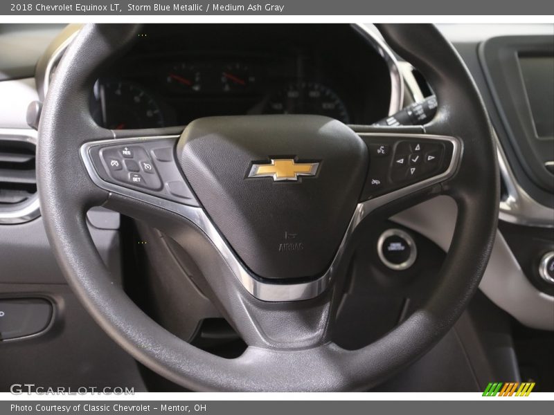 Storm Blue Metallic / Medium Ash Gray 2018 Chevrolet Equinox LT