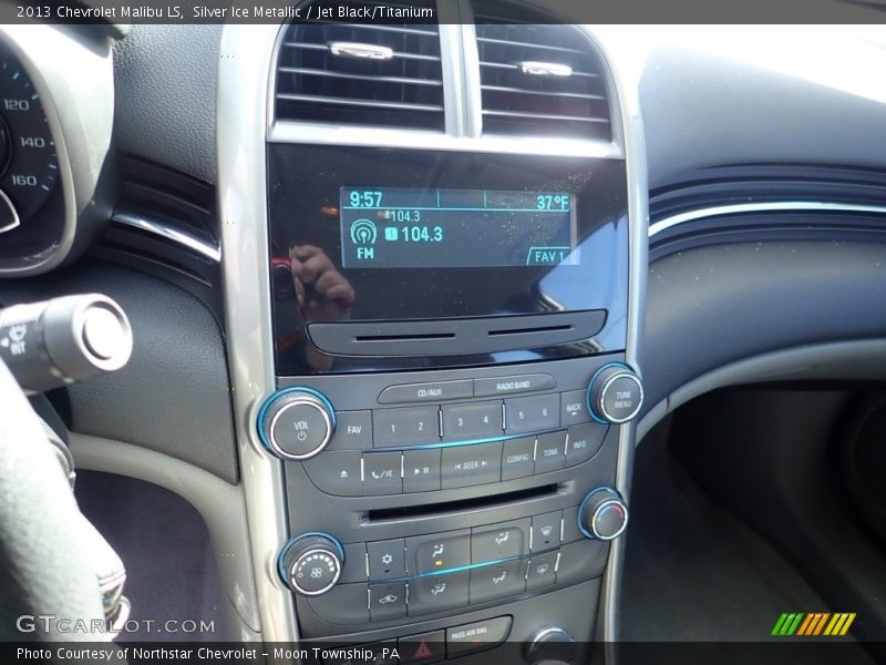 Silver Ice Metallic / Jet Black/Titanium 2013 Chevrolet Malibu LS