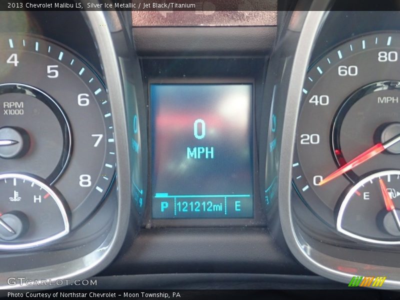 Silver Ice Metallic / Jet Black/Titanium 2013 Chevrolet Malibu LS